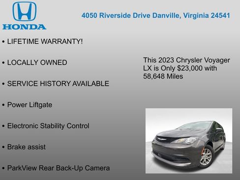 Used 2023 Chrysler Voyager LX FWD image 7