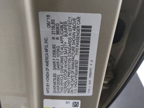 Used 2018 Honda Accord Touring image 33
