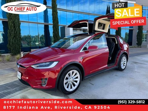 Used 2020 Tesla Model X Long Range AWD/4WD image 1