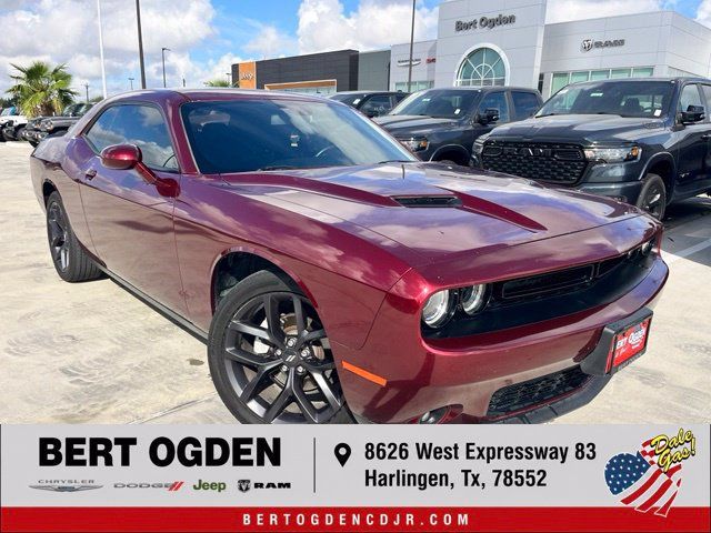 Used 2021 Dodge Challenger SXT w/ Blacktop Package RWD image 1