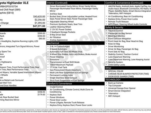 Used 2023 Toyota Highlander XLE image 12