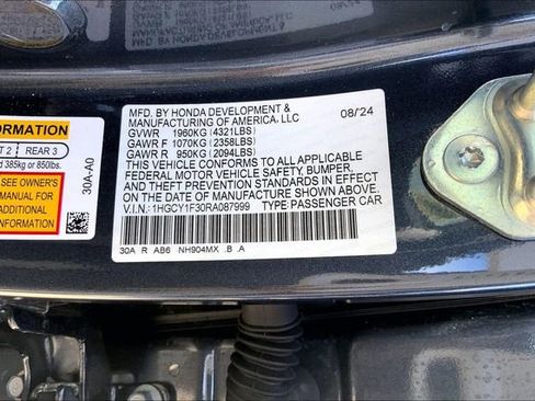 Used 2024 Honda Accord EX image 31