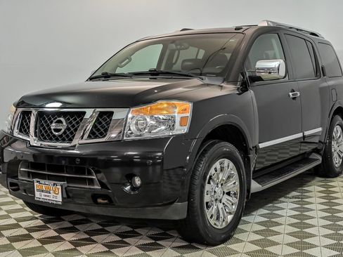 Used 2015 Nissan Armada Platinum w/ 2nd Row Captain Seat Package AWD/4WD image 5