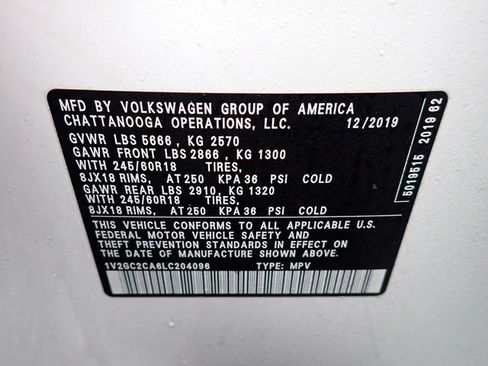 Used 2020 Volkswagen Atlas Cross Sport S image 21