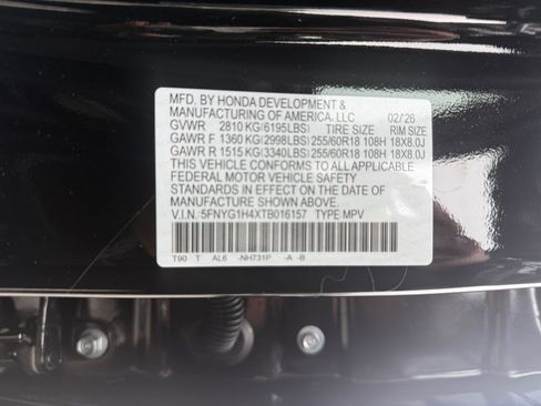 Certified 2026 Honda Pilot EX-L image 35