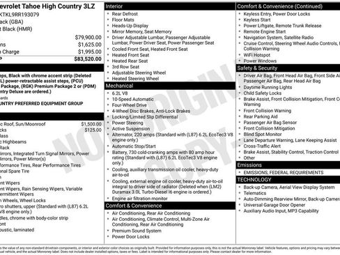 Used 2024 Chevrolet Tahoe High Country image 2