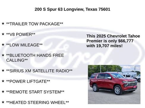 Used 2025 Chevrolet Tahoe Premier RWD image 30