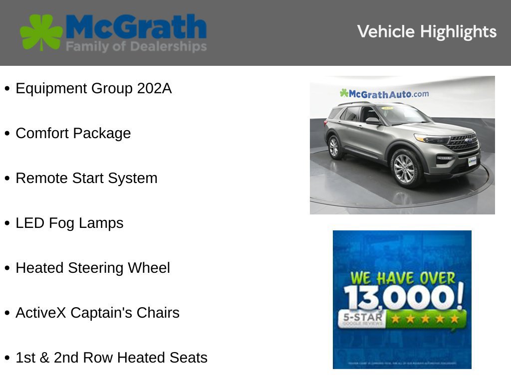 Used 2020 Ford Explorer XLT w/ Equipment Group 202A AWD/4WD image 5