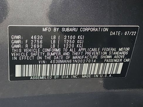 Used 2022 Subaru Legacy Limited image 33