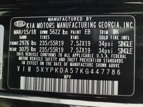 Used 2019 Kia Sorento SX image 33