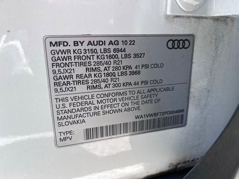 Used 2023 Audi SQ7 Prestige AWD/4WD image 18