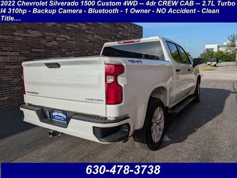 Used 2022 Chevrolet Silverado 1500 Custom AWD/4WD image 2