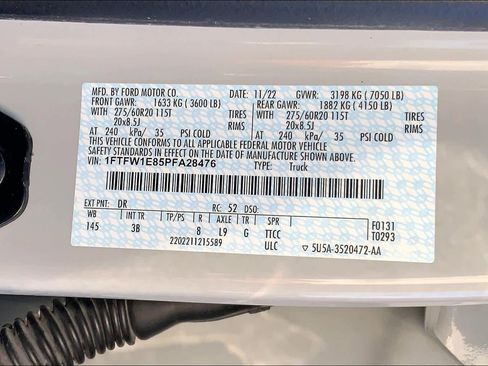 Used 2023 Ford F150 Platinum w/ Equipment Group 701A High image 33