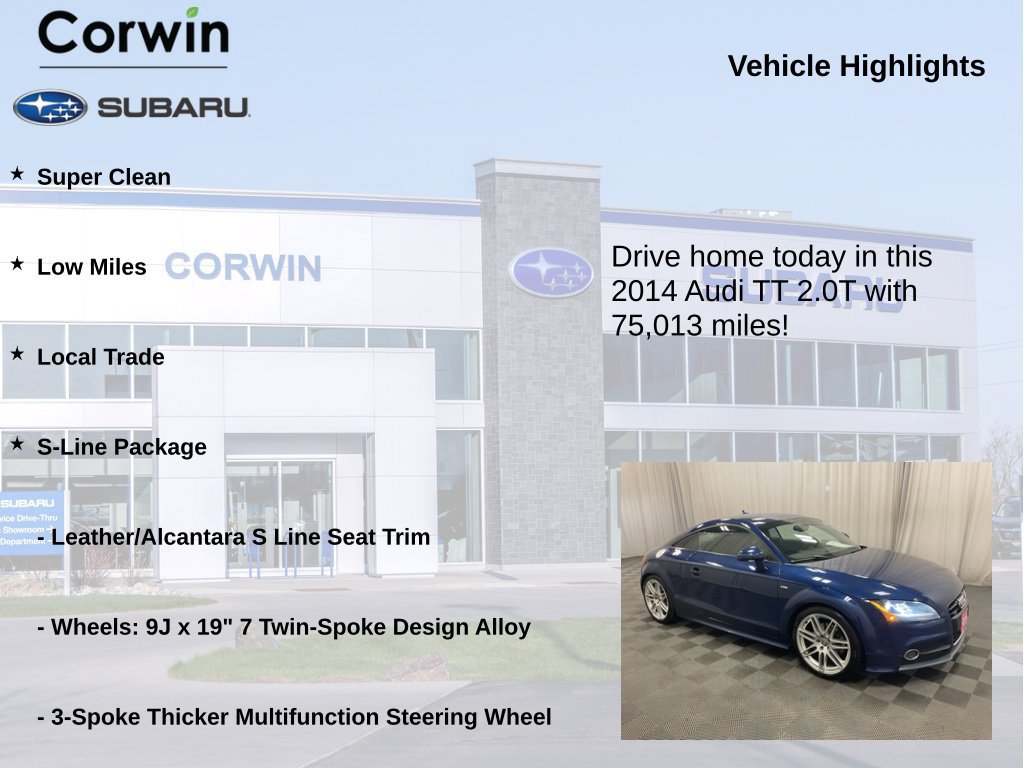 Used 2014 Audi TT 2.0T AWD/4WD image 6