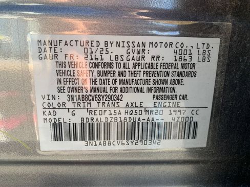 Used 2025 Nissan Sentra SV image 27