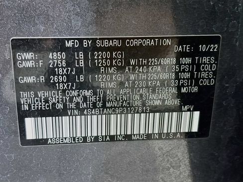Used 2023 Subaru Outback Limited AWD/4WD image 35