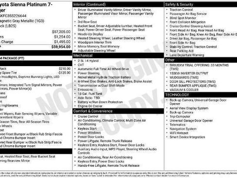 Used 2025 Toyota Sienna Platinum image 27
