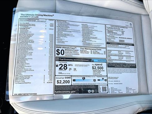 New 2026 BMW X1 xDrive28i w/ Technology Package image 19