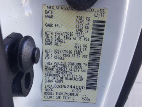 Used 2015 Nissan Frontier SV image 23