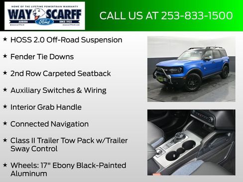 New 2025 Ford Bronco Sport Outer Banks w/ Sasquatch Outer Banks Package image 31