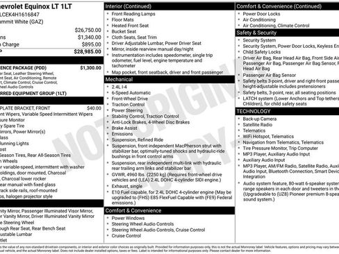 Used 2017 Chevrolet Equinox LT w/ Convenience Package FWD image 17