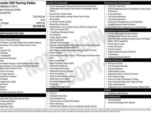 Used 2014 Chrysler 200 Touring FWD image 2