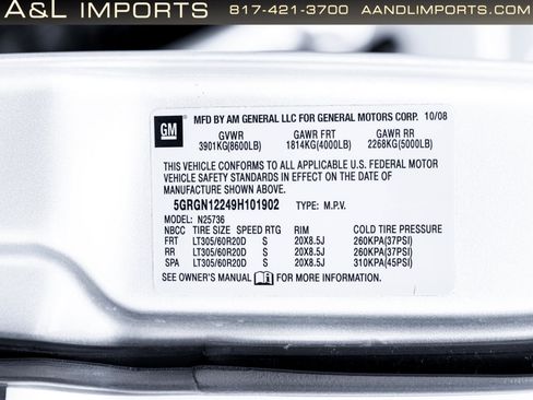 Used 2009 HUMMER H2 Luxury image 58