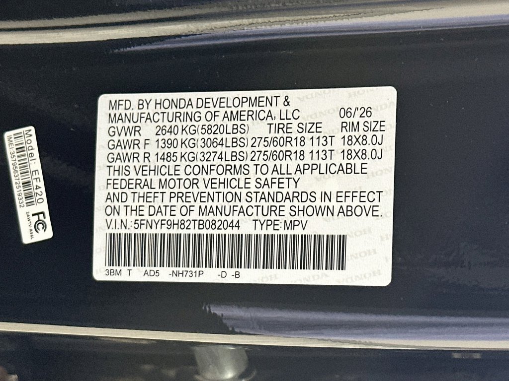 Certified 2026 Honda Passport TrailSport Elite image 27
