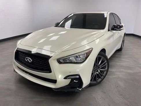 Used 2021 INFINITI Q50 Red Sport 400 w/ Proactive Package AWD/4WD image 1