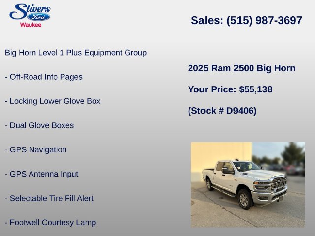 Used 2025 RAM 2500 Big Horn AWD/4WD image 16