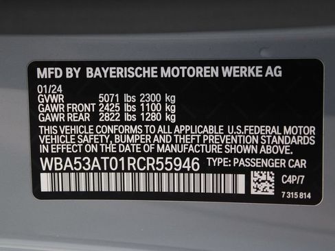 Used 2024 BMW M440i Convertible w/ Shadowloine Package RWD image 36