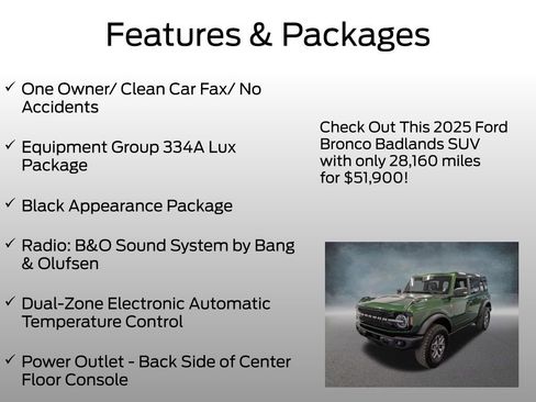 Used 2025 Ford Bronco Badlands AWD/4WD image 4