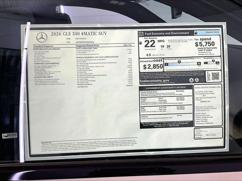 New 2026 Mercedes-Benz GLE 350 4MATIC image 18