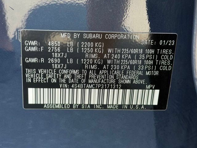 Used 2023 Subaru Outback Limited AWD/4WD image 22
