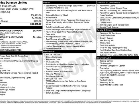 Used 2014 Dodge Durango Limited w/ Rallye Appearance Group RWD image 14