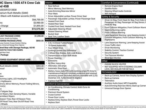 Used 2023 GMC Sierra 1500 AT4 w/ Technology Package AWD/4WD image 12