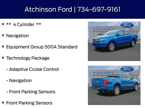 Certified 2023 Ford Ranger Lariat w/ Technology Package image 12