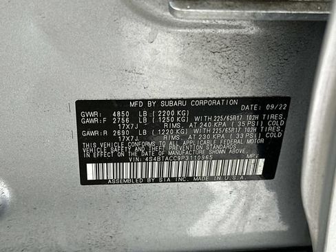 Used 2023 Subaru Outback Premium image 30