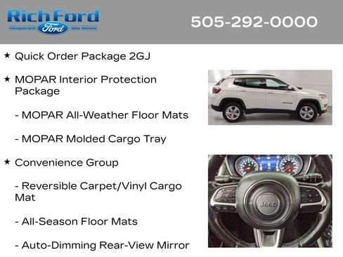 Used 2021 Jeep Compass Latitude w/ Convenience Group AWD/4WD image 11
