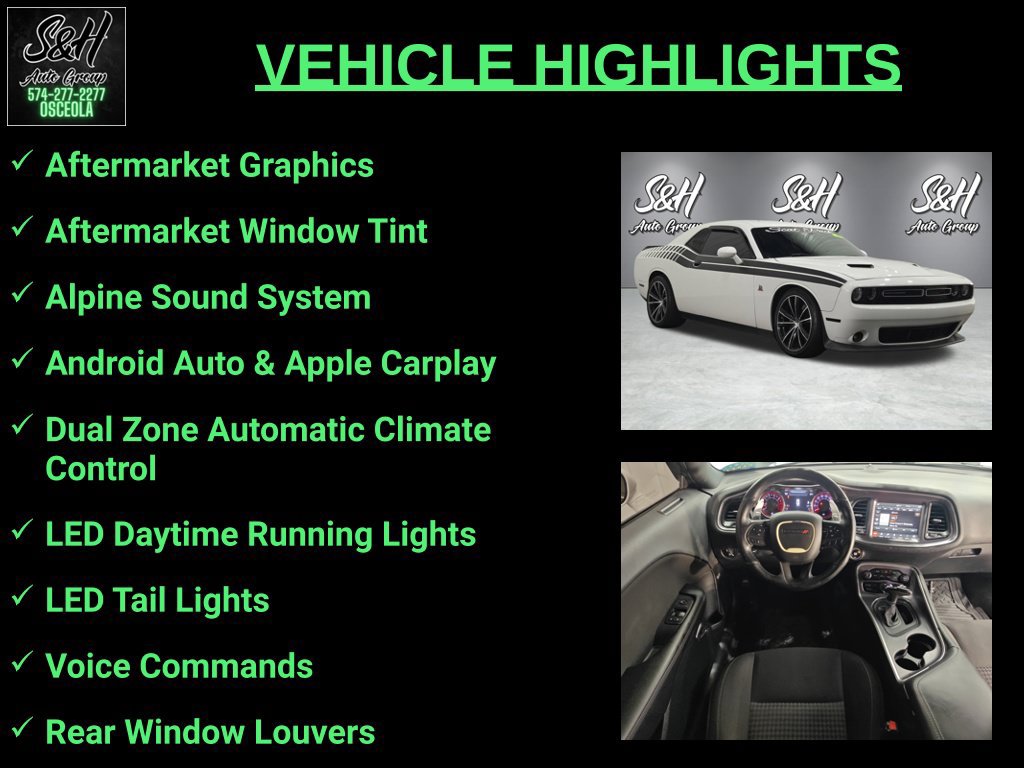 Used 2018 Dodge Challenger R/T Scat Pack RWD image 3