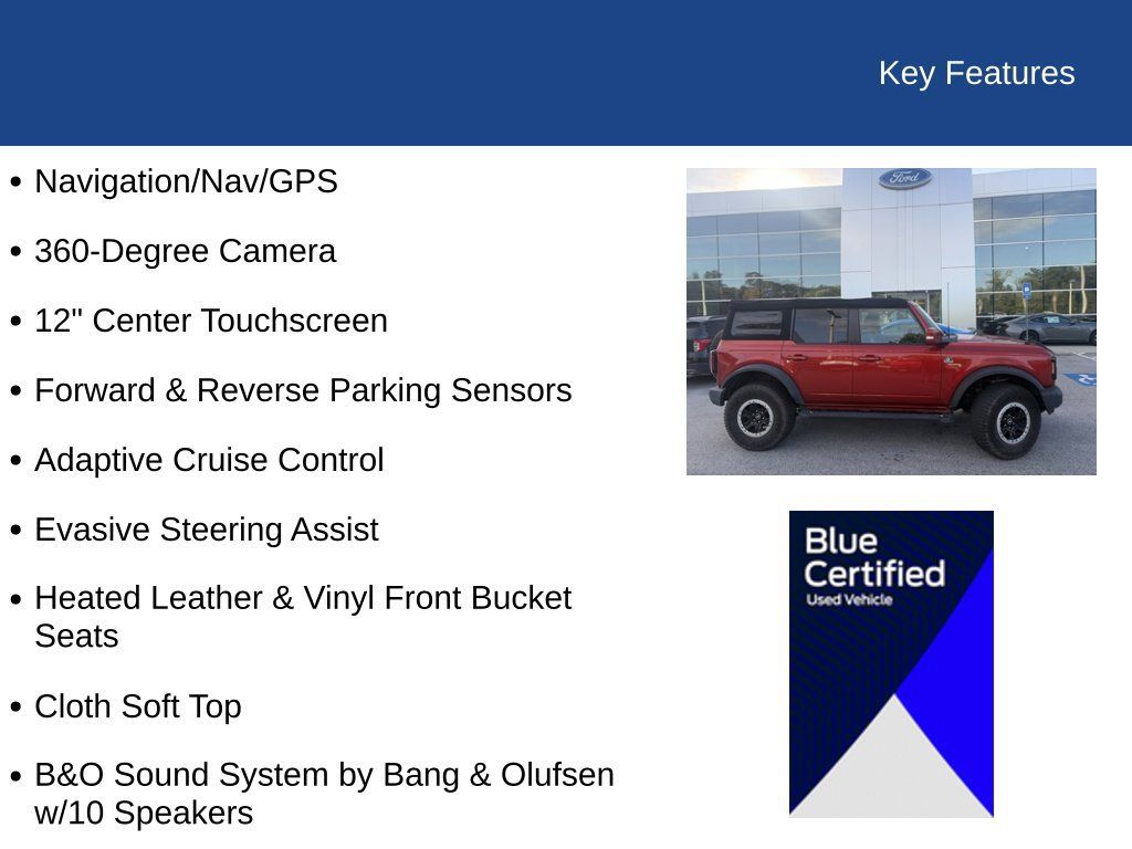 Used 2022 Ford Bronco Outer Banks w/ Sasquatch Package AWD/4WD image 6