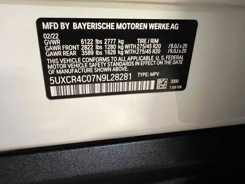 Used 2022 BMW X5 sDrive40i w/ Parking Assistance Package RWD image 11