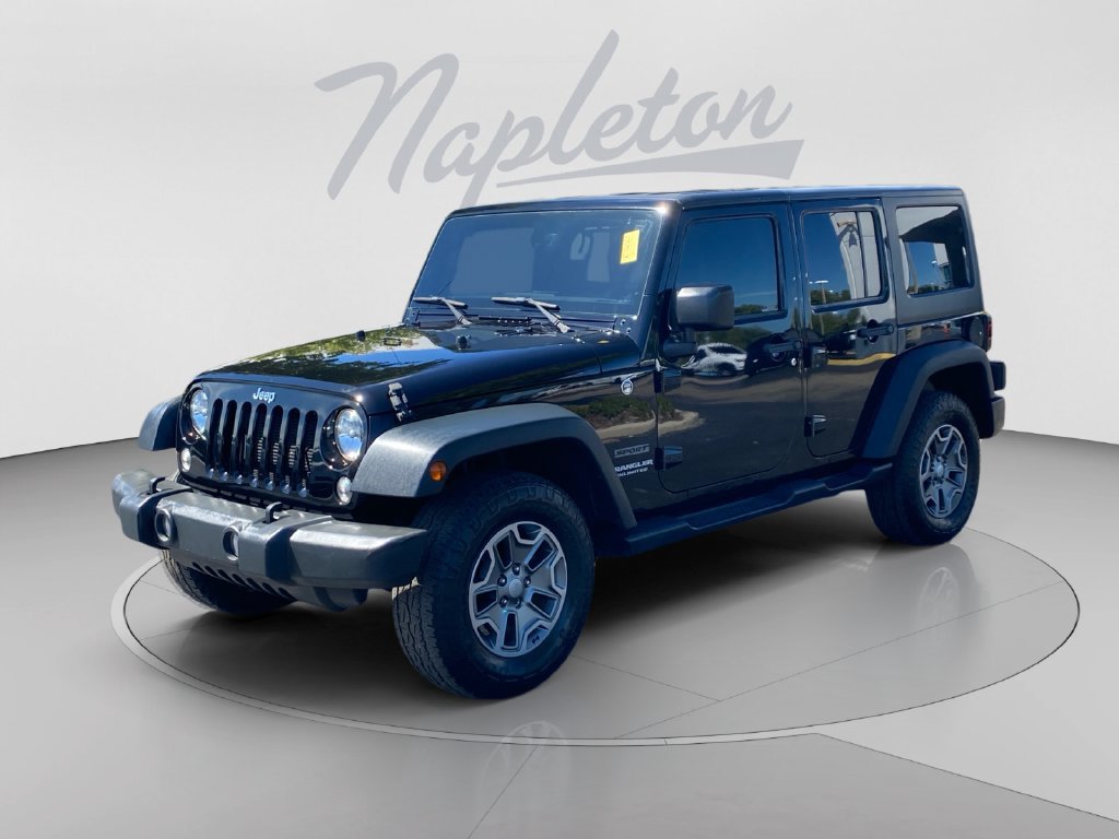 Used 2017 Jeep Wrangler Unlimited Sport w/ Quick Order Package 24S AWD/4WD image 1