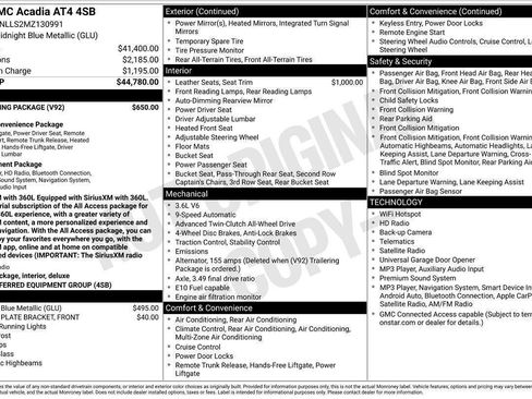 Used 2021 GMC Acadia AT4 w/ Trailering Package AWD/4WD image 3