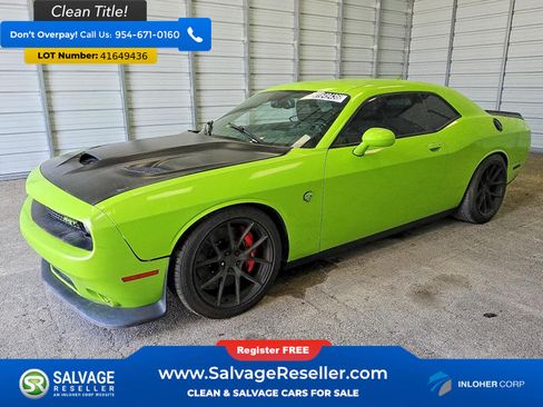 Used 2015 Dodge Challenger SRT Hellcat RWD image 1