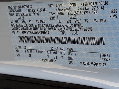 Used 2025 Ford Transit 250 Low Roof w/ Exterior Upgrade Package RWD image 26