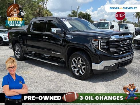 Used 2023 GMC Sierra 1500 SLT w/ SLT Premium Package AWD/4WD image 9