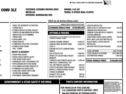 Used 2024 Chevrolet Corvette Z06 w/ Stealth Interior Trim Package image 4