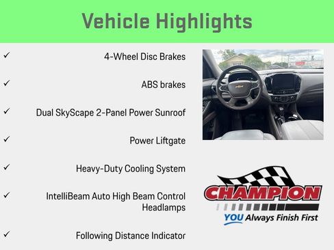 Used 2019 Chevrolet Traverse Premier w/ Driver Confidence II Package FWD image 12