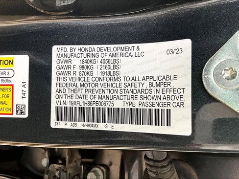 Certified 2023 Honda Civic Sport Touring image 35
